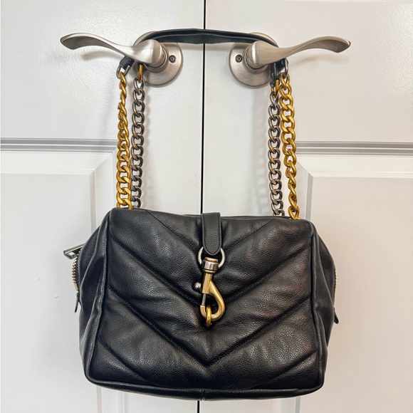 Rebecca Minkoff Edie top zip shoulder bag - Picture 3 of 8